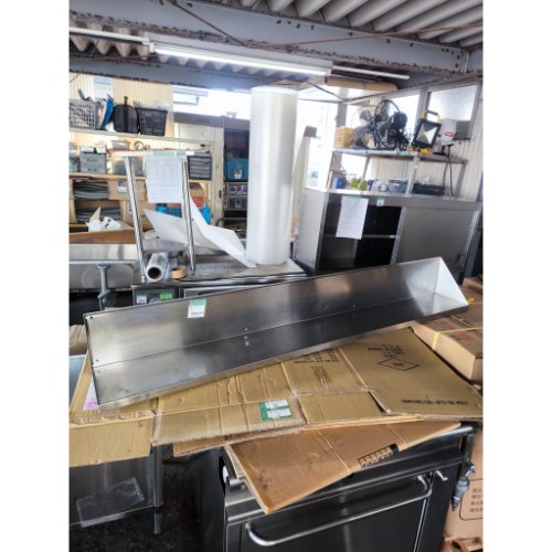 【中古】平棚 幅1650×奥ふかさ200×高さ230 【貨物輸送別途積もり書き】【御勤め用】【飲食店 バス発着場 勝手もと備品 平棚 上棚 御勤め用平棚 御勤め用上棚】
