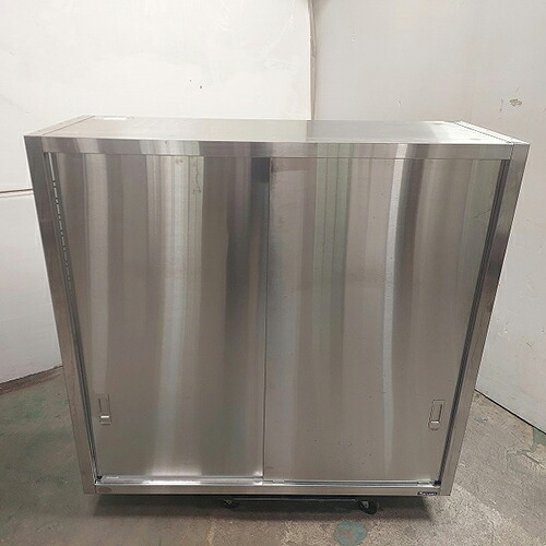 【中古】両面吊押し入れ 幅1200×奥ふかさ430×高さ1140 【貨物輸送別途積もり書き】【御勤め用】【飲食店 バス発着場 勝手もと備品 吊押し入れ 御勤め用吊押し入れ】