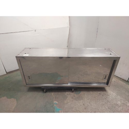 【中古】吊押し入れ 幅1500×奥ふかさ350×高さ600 【貨物輸送別途積もり書き】【御勤め用】【飲食店 バス発着場 勝手もと備品 吊押し入れ 御勤め用吊押し入れ】