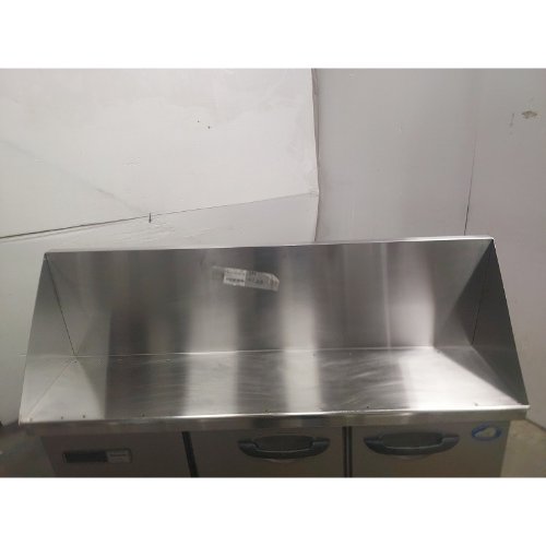 【中古】平棚 背板付き添い人 幅1200×奥ふかさ350×高さ300 【貨物輸送別途積もり書き】【御勤め用】【飲食店 バス発着場 勝手もと備品 平棚 上棚 御勤め用平棚 御勤め用上棚】