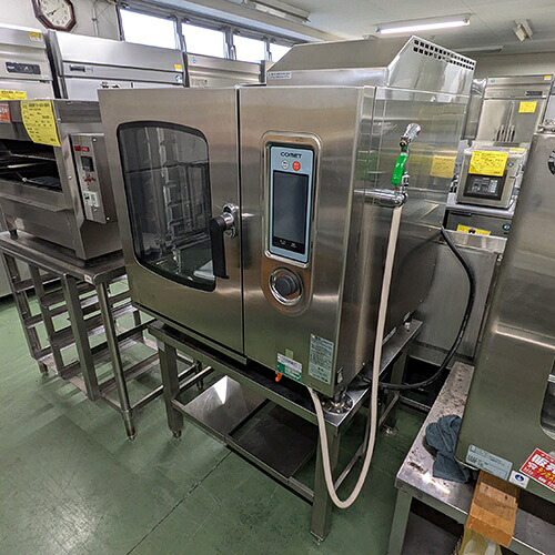 【実業家最長1年引きうける】【中古】灯し火式スチームコンベクションオーブン コメットカトウ CSWH-EW61-T 幅920×奥ふかさ840×高さ1540 三相200V 【貨物輸送別途積もり書き】【御勤め用】【飲食店 バス発着場 勝手もと備品 オーヴン 御勤め用オーヴン】