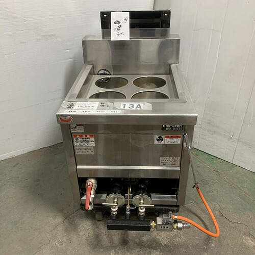 【中古】卓上ゆで麺機 4テボ マルゼン MRK-045結核症 幅400×奥ふかさ545×高さ400 都市屁っ放り 【貨物輸送別途積もり書き】【お役目用】【飲食店 バス発着場 勝手もと装置 ゆで麺機 お役目用ゆで麺機】