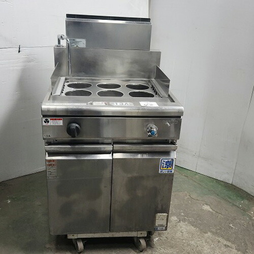 【実業界最長1年引き請ける】【中古】ゆで麺機 タニコー TGUS-60 幅600×奥ふかさ600×高さ800 都市屁っ放り 【貨物輸送別途積もり書き】【お役目用】【飲食店 バス発着場 勝手もと装置 ゆで麺機 お役目用ゆで麺機】