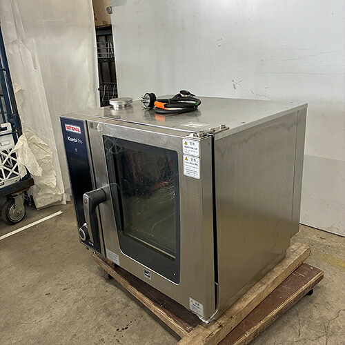 【実業家最長1年引きうける】【中古】灯し火スチームコンベクションオーブン ラショナル iCombiPro 幅655×奥ふかさ621×高さ567 三相200V 【貨物輸送別途積もり書き】【御勤め用】【飲食店 バス発着場 勝手もと備品 オーヴン 御勤め用オーヴン】