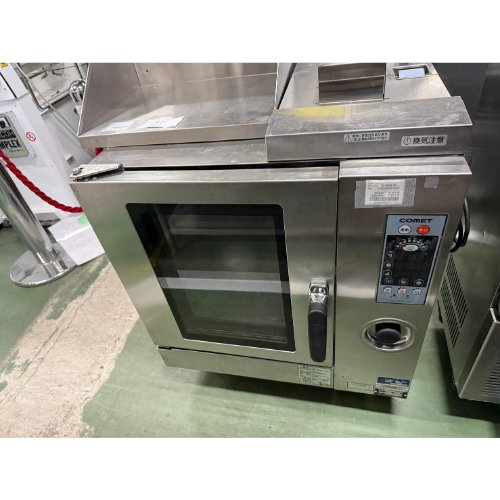【実業家最長1年引きうける】【中古】スチームコンベクションオーブン コメットカトウ TK-CSI3A-G5 幅700×奥ふかさ600×高さ905 都市屁っ放り 【貨物輸送別途積もり書き】【御勤め用】【飲食店 バス発着場 勝手もと備品 オーヴン 御勤め用オーヴン】