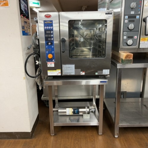 【実業家最長1年引きうける】【中古】スチームコンベクションオーブン 5段 マルゼン SSCG-05MSC 幅700×奥ふかさ650×高さ685 都市屁っ放り 【貨物輸送無料】【御勤め用】【飲食店 バス発着場 勝手もと備品 オーヴン 御勤め用オーヴン】