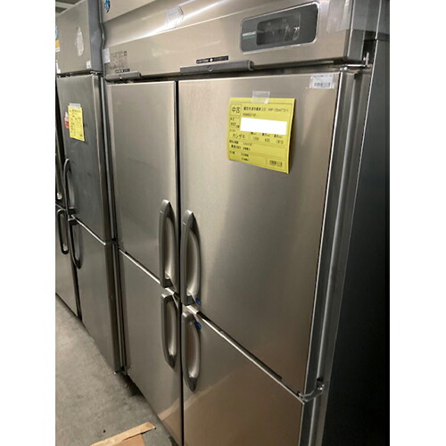 【実業家最長1年引きうける】【中古】縦型氷る電気冷蔵庫 2凍2蔵 ホシザキ HRF-120AFT3-1 幅1200×奥ふかさ650×高さ1910 【貨物輸送別途積もり書き】【御勤め用】【飲食店 バス発着場 勝手もと備品 氷る電気冷蔵庫 御勤め用氷る電気冷蔵庫】