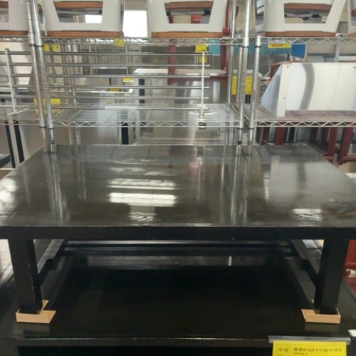 【中古】座卓 幅1200×奥ふかさ750×高さ370 【貨物輸送無料】【御役目用】【飲食店 バス発着場 御厨子所計器 一覧表 御役目用一覧表】