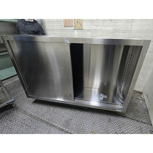 【中古】吊押し込み 幅1500×奥ふかさ350×高さ900 【貨物輸送別途積もり書き】【お役目用】【飲食店 バス発着場 勝手もと装置 吊押し込み お役目用吊押し込み】