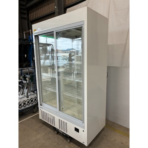 【実業界最長1年引き請ける】【中古】冷蔵リーチインショーケース パナソニック(Panasonic) SRM-RV419A 幅1200×奥ふかさ650×高さ1900 【貨物輸送別途積もり書き】【お役目用】【飲食店 バス発着場 勝手もと装置 リーチインショーケース お役目用リーチインショーケース】