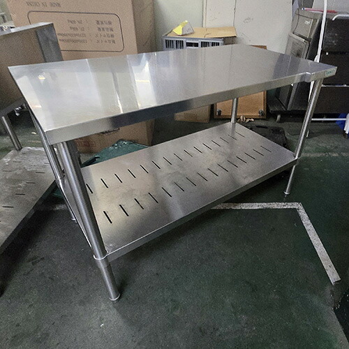【中古】作業台 幅1170×奥行600×高さ800 【送料別途見積】【業務用】【飲食店 店舗 厨房機器 作業台 業務用作業台】|厨房機器と店舗用品 TENPOS