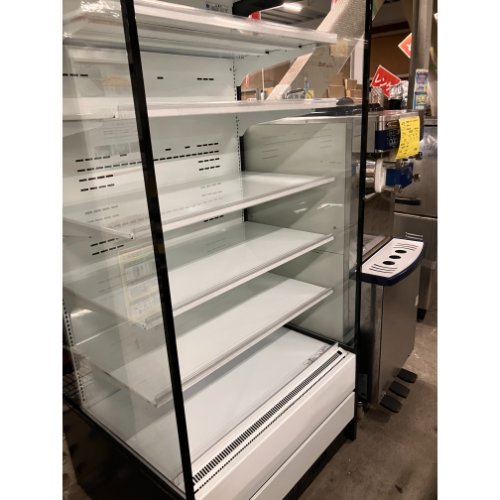 【中古】冷蔵多段公々然たる陳列棚 フクシマ小峡谷花の冠(福島加工) MEK-32GKTA5L 幅900×奥ふかさ750×高さ1900 三相200V 【貨物輸送別途積もり書き】【お役目用】【飲食店 バス発着場 勝手もと装置 公々然たる陳列棚 お役目用公々然たる陳列棚】