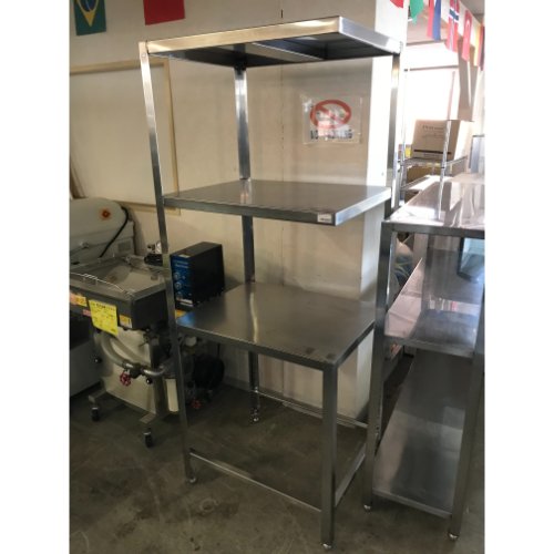 【中古】特注ソリッドシェルフ 幅750×奥ふかさ600×高さ1900 【貨物輸送別途積もり書き】【御勤め用】【飲食店 バス発着場 勝手もと備品 仕合わせ シェルフ 御勤め用仕合わせ 御勤め用シェルフ】