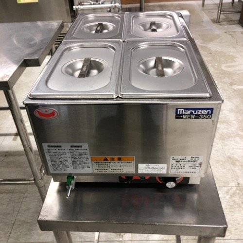 【中古】灯し火卓上ウォーマー マルゼン MEW-350D 幅350×奥ふかさ550×高さ260 【貨物輸送別途積もり書き】【御勤め用】【飲食店 バス発着場 勝手もと備品 ウォーマー 御勤め用フーズウォーマー】