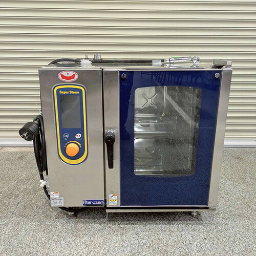 【実業家最長1年引きうける】【中古】灯し火スチームコンベクションオーブン マルゼン SSC-06D 幅845×奥ふかさ775×高さ820 三相200V 【貨物輸送別途積もり書き】【御勤め用】【飲食店 バス発着場 勝手もと備品 オーヴン 御勤め用オーヴン】