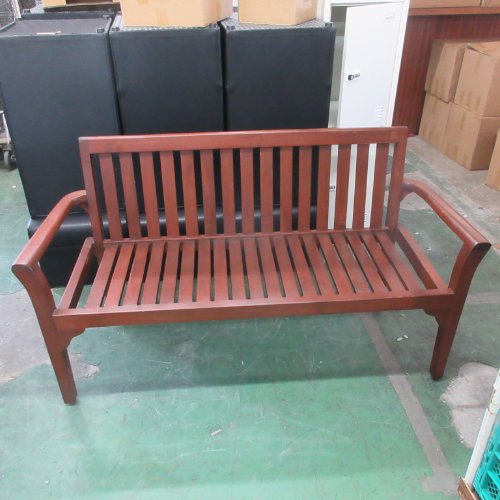 【中古】木製涼み台 幅1500×奥ふかさ520×高さ840 座面高さ：420 【貨物輸送別途積もり書き】【お役目用】【飲食店 バス発着場 バス発着場備え付け 中庭 調度品】