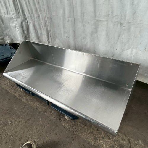 【中古】平棚 背板付き添い人 幅1040×奥ふかさ350×高さ250 【貨物輸送別途積もり書き】【お役目用】【飲食店 バス発着場 勝手もと装置 平棚 上棚 お役目用平棚 お役目用上棚】