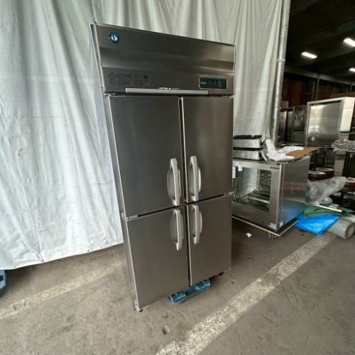 【実業家最長1年引きうける】【中古】縦型氷る電気冷蔵庫 2凍2蔵 ホシザキ HRF-90AFT-1 幅900×奥ふかさ650×高さ1910 【貨物輸送別途積もり書き】【御勤め用】【飲食店 バス発着場 勝手もと備品 氷る電気冷蔵庫 御勤め用氷る電気冷蔵庫】