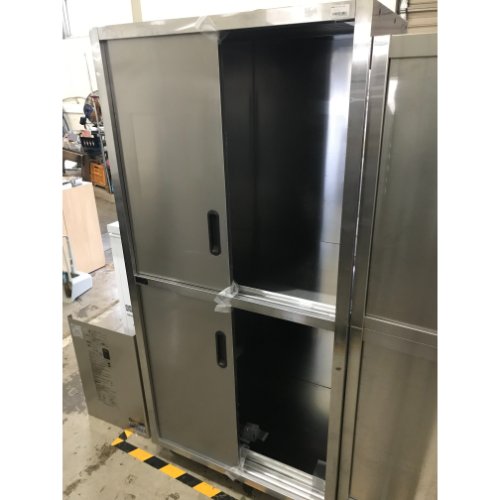 【中古】食器棚 ホシザキ 幅900×奥ふかさ600×高さ1890 【貨物輸送別途積もり書き】【御勤め用】【飲食店 バス発着場 勝手もと備品 食器棚 御勤め用食器棚】
