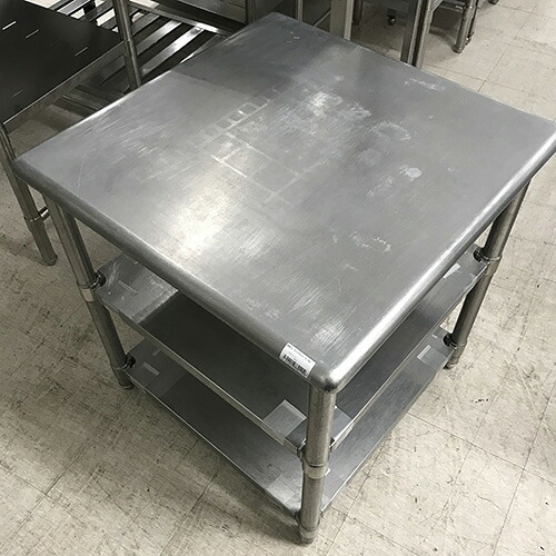 【中古】移動台 BGなし 幅665&times;奥行665&times;高さ730 【送料別途見積】【業務用】【飲食店 店舗 厨房機器 作業台 業務用作業台】｜厨房機器と店舗用品 TENPOS