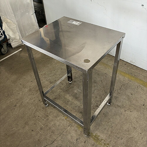 【中古】作業台 三方枠 BGなし 幅550&times;奥行450&times;高さ790 【送料別途見積】【業務用】【飲食店 店舗 厨房機器 作業台 業務用作業台】｜厨房機器と店舗用品 TENPOS
