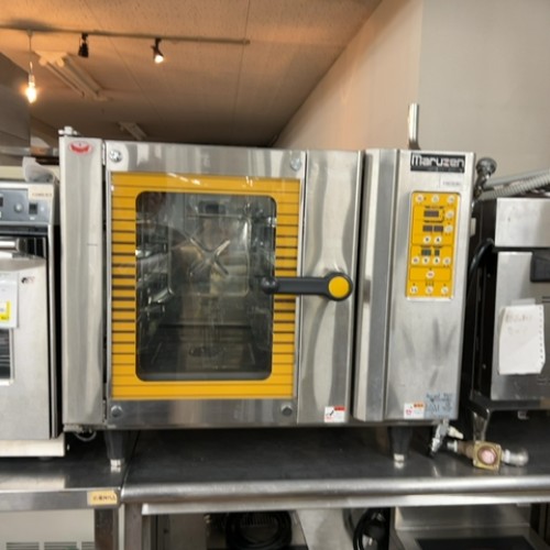 【中古】ベーカリーコンベクションオーブン マルゼン MBCO-4C-Y 幅770×奥ふかさ640×高さ610 三相200V 【貨物輸送無料】【御勤め用】【飲食店 バス発着場 勝手もと備品 オーヴン 御勤め用オーヴン】