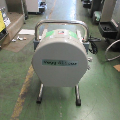 【中古】ベジスライサー 千葉実業所 幅320×奥ふかさ300×高さ325 【貨物輸送別途積もり書き】【御勤め用】【飲食店 バス発着場 勝手もと備品 スライサー 御勤め用スライサー】