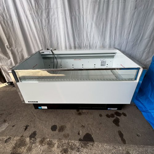 【実業家最長1年引きうける】【中古】平型氷る陳列棚 フクシマ小峡谷花の冠(福島実業) MRN-53QWBSPS 幅1490×奥ふかさ900×高さ890 【貨物輸送別途積もり書き】【御勤め用】【飲食店 バス発着場 勝手もと備品 平型陳列棚 御勤め用平型陳列棚】