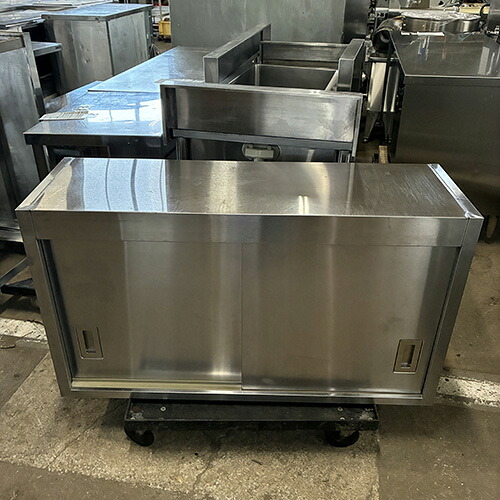 【中古】吊収納家具 幅1100×奥ぶかさ350×高さ600 【貨物輸送別途積もり書き】【お役目用】【飲食店 バス発着場 勝手もと設備 吊収納家具 お役目用吊収納家具】