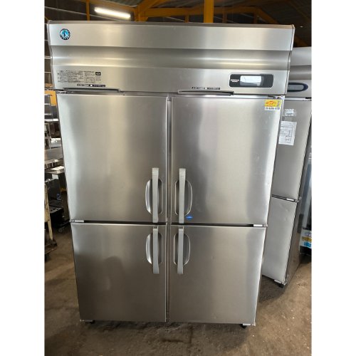 【実業家最長1年引きうける】【中古】縦型氷る電気冷蔵庫 1凍3蔵 ホシザキ HRF-120AT 幅1200×奥ふかさ650×高さ1910 【貨物輸送別途積もり書き】【御勤め用】【飲食店 バス発着場 勝手もと備品 氷る電気冷蔵庫 御勤め用氷る電気冷蔵庫】