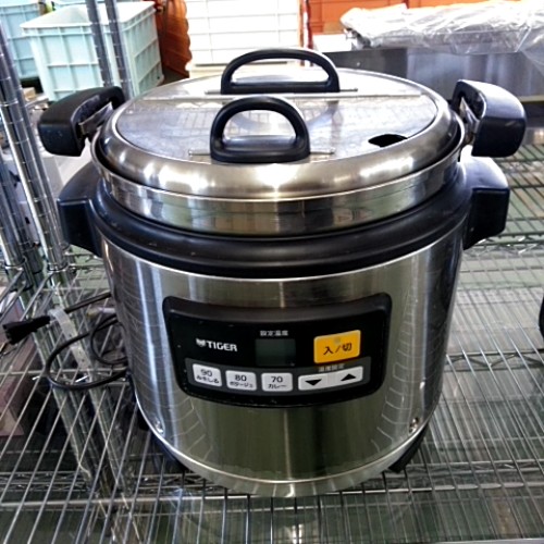 【中古】吸いものジャー 虎(TIGER) JHI-N081 幅362×奥ふかさ362×高さ335 【貨物輸送別途積もり書き】【御勤め用】【飲食店 バス発着場 勝手もと備品 ウォーマー 御勤め用吸いものジャー】