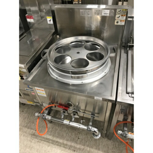 【中古】ゆで麺機 タニコー TU-1N 幅650×奥ふかさ750×高さ750 LPG(プロパンガス) 【貨物輸送別途積もり書き】【御役目用】【飲食店 バス発着場 御厨子所計器 ゆで麺機 御役目用ゆで麺機】
