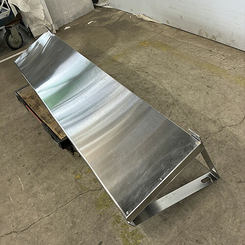 【中古】平棚 背板なし 幅1200×奥ふかさ280×高さ300 【貨物輸送別途積もり書き】【お役目用】【飲食店 バス発着場 勝手もと装置 平棚 上棚 お役目用平棚 お役目用上棚】