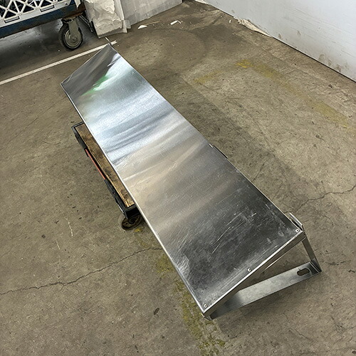 【中古】平棚 背板なし 幅1200×奥ふかさ280 【貨物輸送別途積もり書き】【お役目用】【飲食店 バス発着場 勝手もと装置 平棚 上棚 お役目用平棚 お役目用上棚】