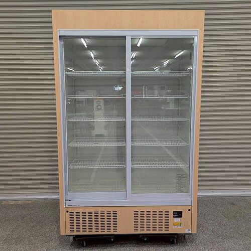 【実業家最長1年引きうける】【中古】冷蔵陳列棚 パナソニック(Panasonic) SRM-RV419C 幅1200×奥ふかさ650×高さ1900 【貨物輸送別途積もり書き】【御勤め用】【飲食店 バス発着場 勝手もと備品 冷蔵陳列棚 御勤め用冷蔵陳列棚】