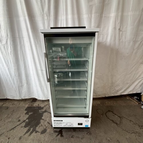 【中古】氷るリーチインショーケース フクシマ小峡谷花の冠(福島実業) MRS-060FWSR 幅600×奥ふかさ650×高さ1500 【貨物輸送別途積もり書き】【御勤め用】【飲食店 バス発着場 勝手もと備品 リーチインショーケース 御勤め用リーチインショーケース】