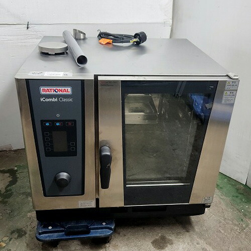 【実業家最長1年引きうける】【中古】スチームコンベクションオーブン 6段1/1 IcombiClassic ラショナル LM200BE.XXXXX 幅850×奥ふかさ824×高さ754 三相200V 【貨物輸送別途積もり書き】【御勤め用】【飲食店 バス発着場 勝手もと備品 オーヴン 御勤め用オーヴン】