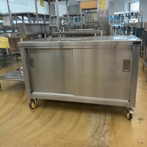【中古】膳立て台 BGなし 幅1200×奥ふかさ600×高さ790 【貨物輸送別途積もり書き】【御勤め用】【飲食店 バス発着場 勝手もと備品 膳立て台 御勤め用膳立て台】