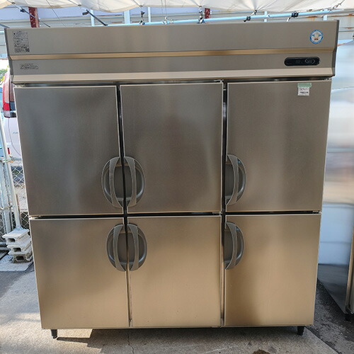 【実業家最長1年引きうける】【中古】縦型氷る電気冷蔵庫 2凍4蔵 フクシマ小峡谷花の冠(福島実業) ARD-182PMD 幅1800×奥ふかさ800×高さ1950 三相200V 【貨物輸送別途積もり書き】【御勤め用】【飲食店 バス発着場 勝手もと備品 氷る電気冷蔵庫 御勤め用氷る電気冷蔵庫】