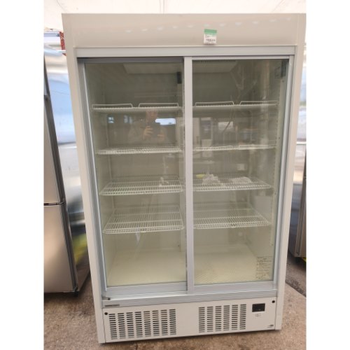 【中古】冷蔵リーチインショーケース 横すべり扉 パナソニック(Panasonic) SMR-RV4198 幅1200×奥ふかさ650×高さ1900 【貨物輸送別途積もり書き】【御勤め用】【飲食店 バス発着場 勝手もと備品 リーチインショーケース 御勤め用リーチインショーケース】