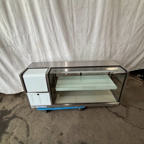 【中古】卓上冷蔵陳列棚 大穂製造所 OHLAd-1200L-B 幅1200×奥ふかさ395×高さ515 【貨物輸送別途積もり書き】【お役目用】【飲食店 バス発着場 勝手もと装置 卓上型陳列棚 お役目用卓上型陳列棚】