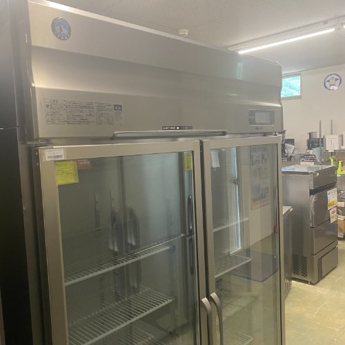 【中古】氷るリーチインショーケース ホシザキ FS-120AT3 幅1200×奥ふかさ650×高さ1970 単相100V/三相200V 【貨物輸送別途積もり書き】【御勤め用】【飲食店 バス発着場 勝手もと備品 リーチインショーケース 御勤め用リーチインショーケース】