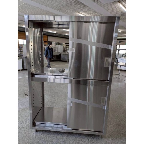 【中古】食器棚 (両扉) 幅1200×奥ふかさ600×高さ1790 【貨物輸送別途積もり書き】【御役目用】【飲食店 バス発着場 御厨子所計器 食器棚 御役目用食器棚】