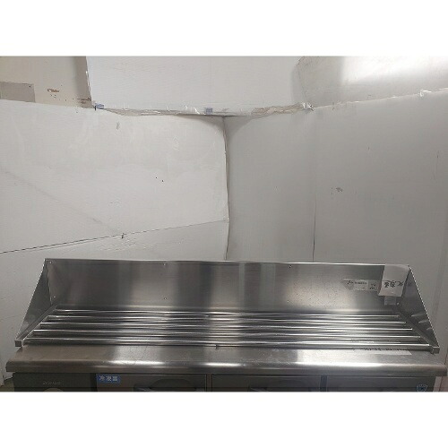 【中古】煙管棚 背板付き添い人 幅1500×奥ふかさ250×高さ250 【貨物輸送別途積もり書き】【お役目用】【飲食店 バス発着場 勝手もと装置 煙管棚 お役目用煙管棚】