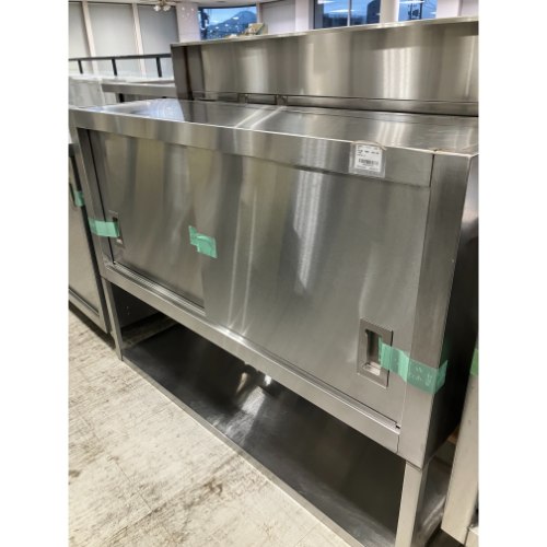 【中古】吊押し込み 下棚付き添い人 幅1200×奥ふかさ350×高さ900 【貨物輸送別途積もり書き】【お役目用】【飲食店 バス発着場 勝手もと装置 吊押し込み お役目用吊押し込み】