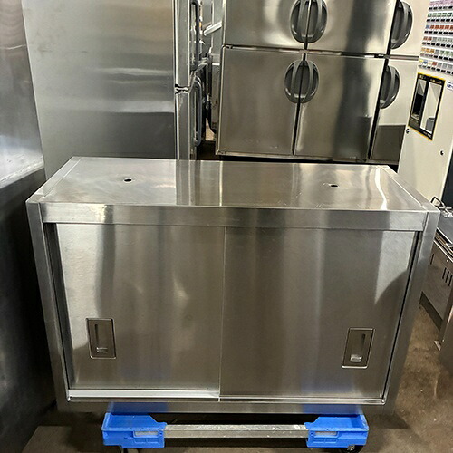 【中古】吊収納家具 幅900×奥ぶかさ350×高さ600 【貨物輸送別途積もり書き】【お役目用】【飲食店 バス発着場 勝手もと設備 吊収納家具 お役目用吊収納家具】