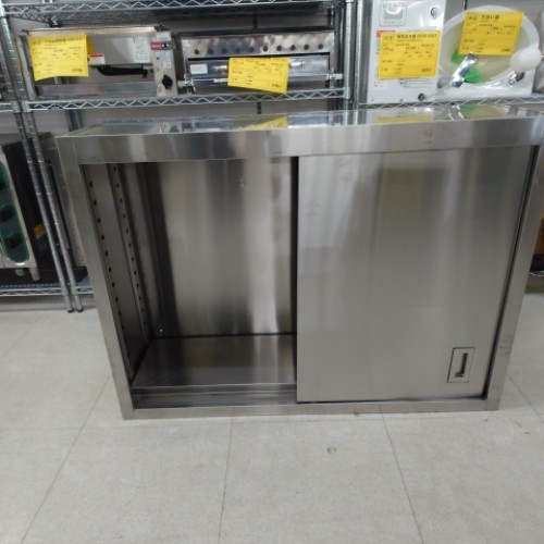 【中古】吊収納家具 BGなし 幅1500×奥ぶかさ350×高さ850 【貨物輸送別途積もり書き】【お役目用】【飲食店 バス発着場 勝手もと設備 吊収納家具 お役目用吊収納家具】