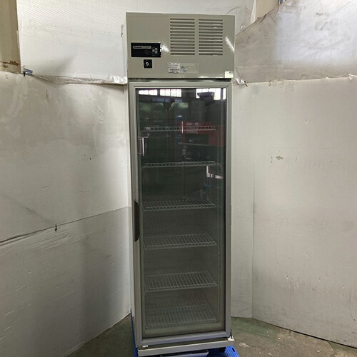 【中古】氷る陳列棚 (ビアマグ冷房装置) パナソニック(Panasonic) SRL-J150FCNB 幅550×奥ふかさ610×高さ1900 【貨物輸送別途積もり書き】【御勤め用】【飲食店 バス発着場 勝手もと備品 氷る陳列棚 御勤め用氷る陳列棚】