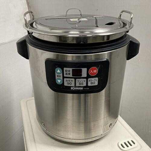 【中古】吸いものジャー 8L 虎(TIGER) TH-CU080 幅365×奥ふかさ315×高さ375 【貨物輸送別途積もり書き】【御勤め用】【飲食店 バス発着場 勝手もと備品 ウォーマー 御勤め用吸いものジャー】