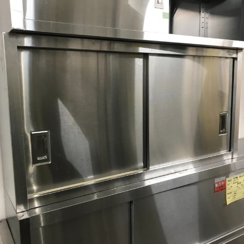 【中古】吊押し入れ 幅1200×奥ふかさ300×高さ600 【貨物輸送別途積もり書き】【御勤め用】【飲食店 バス発着場 勝手もと備品 吊押し入れ 御勤め用吊押し入れ】